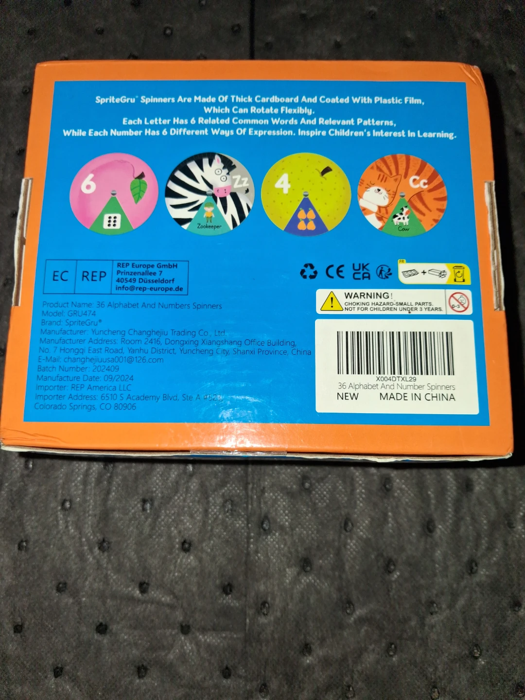 SpriteGru Alphabet & Numbers Spinners - photo 4