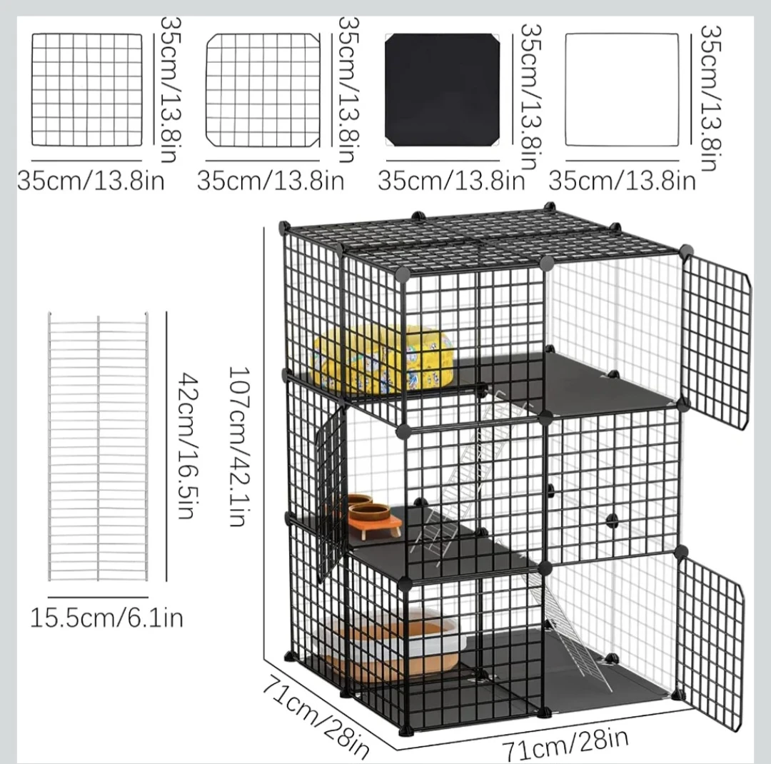 Multi-Level Wire Pet Cage - photo 2