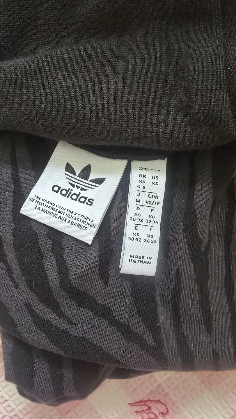 Adidas sleeveless turtleneck dress with zebra print - Size XS - photo 3