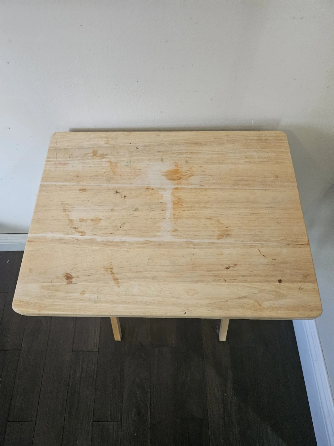 Wooden Folding Side Table - photo 2