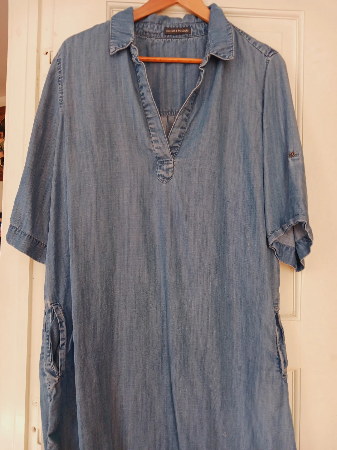 Chelsea & Theodore Light Denim Tunic Dress.XL - photo 2