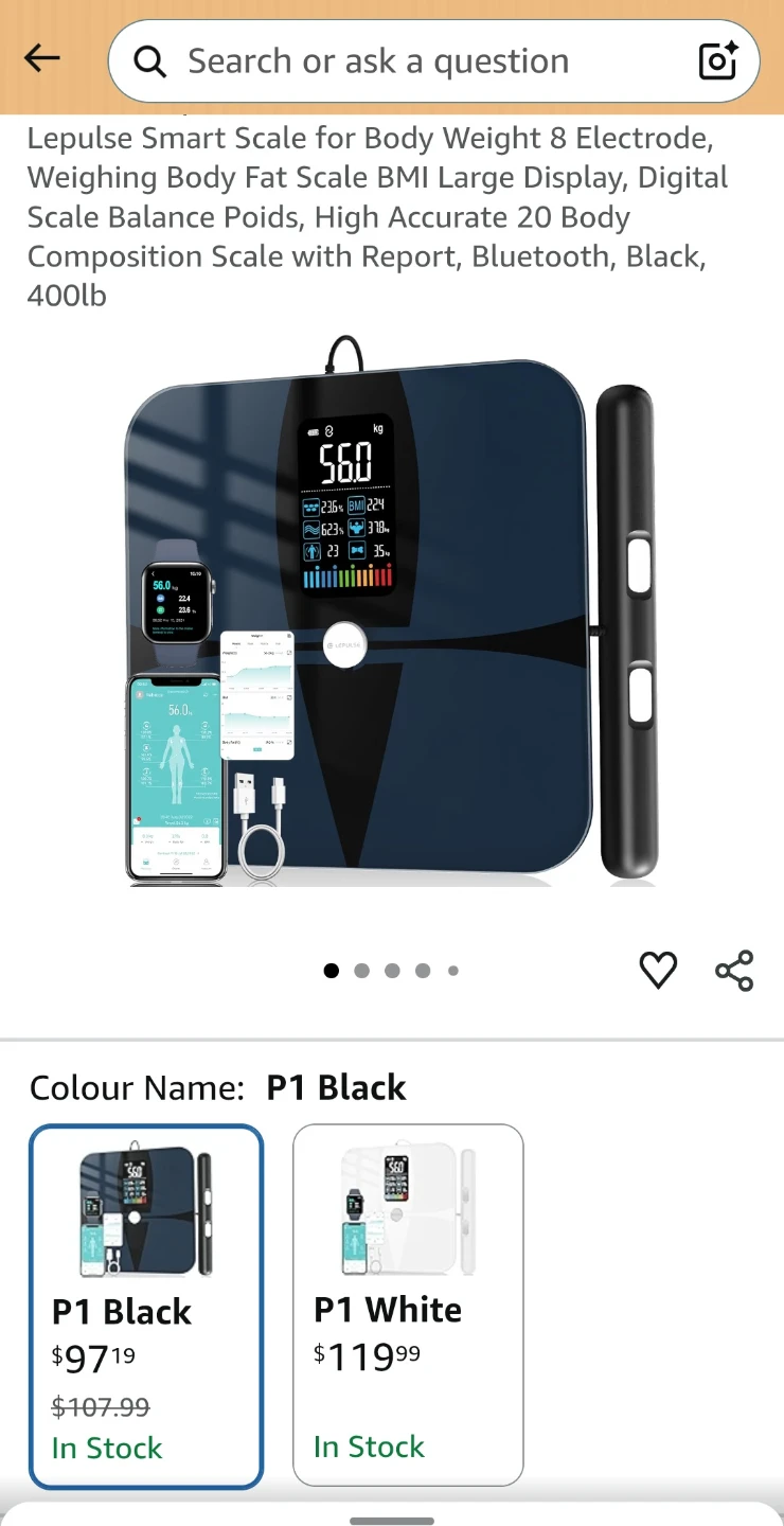 Lepulse Smart Scale for Body Weight - photo 2