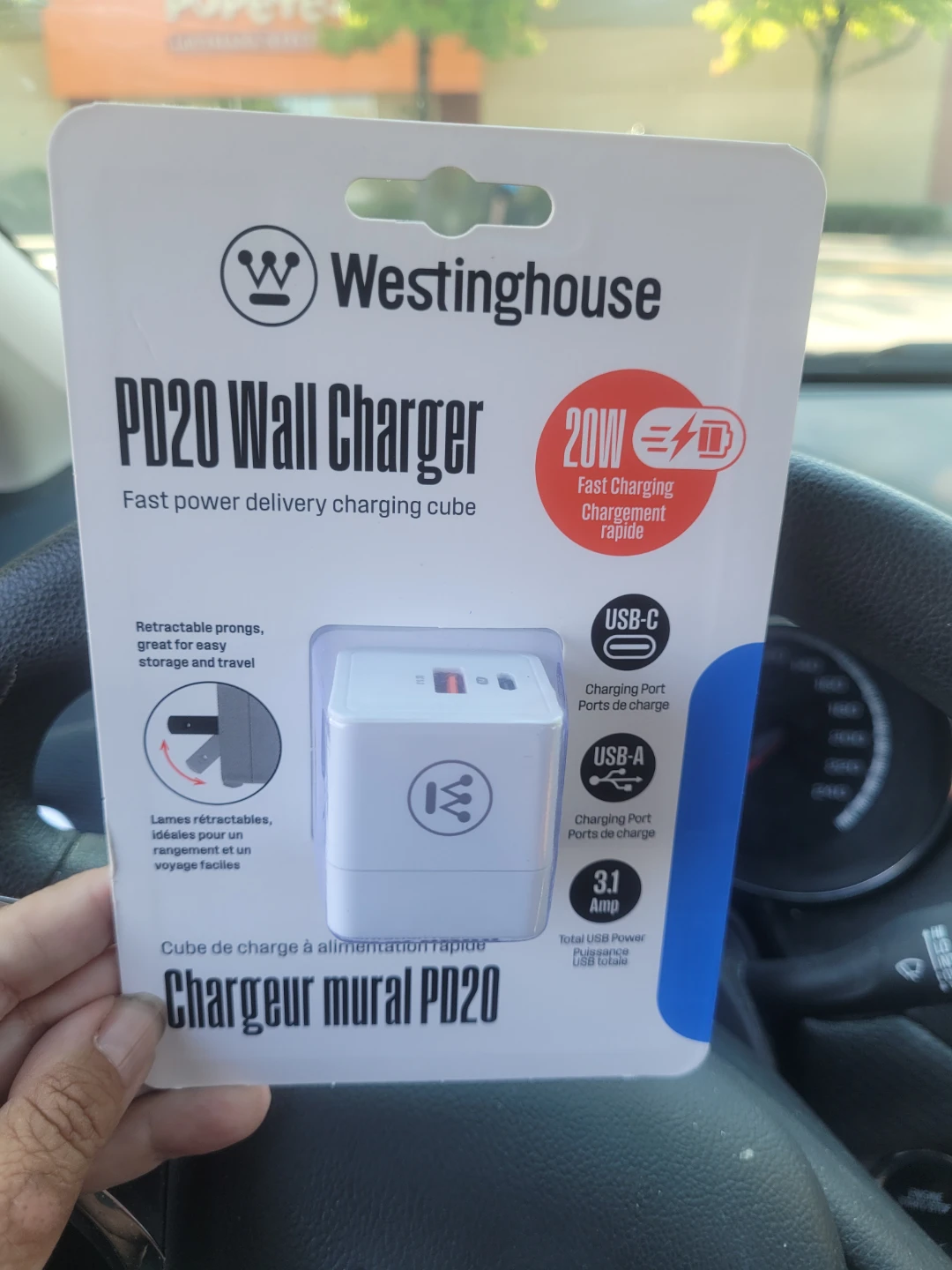 Westinghouse PD20 Wall Charger - 20W Fast Charging Cube