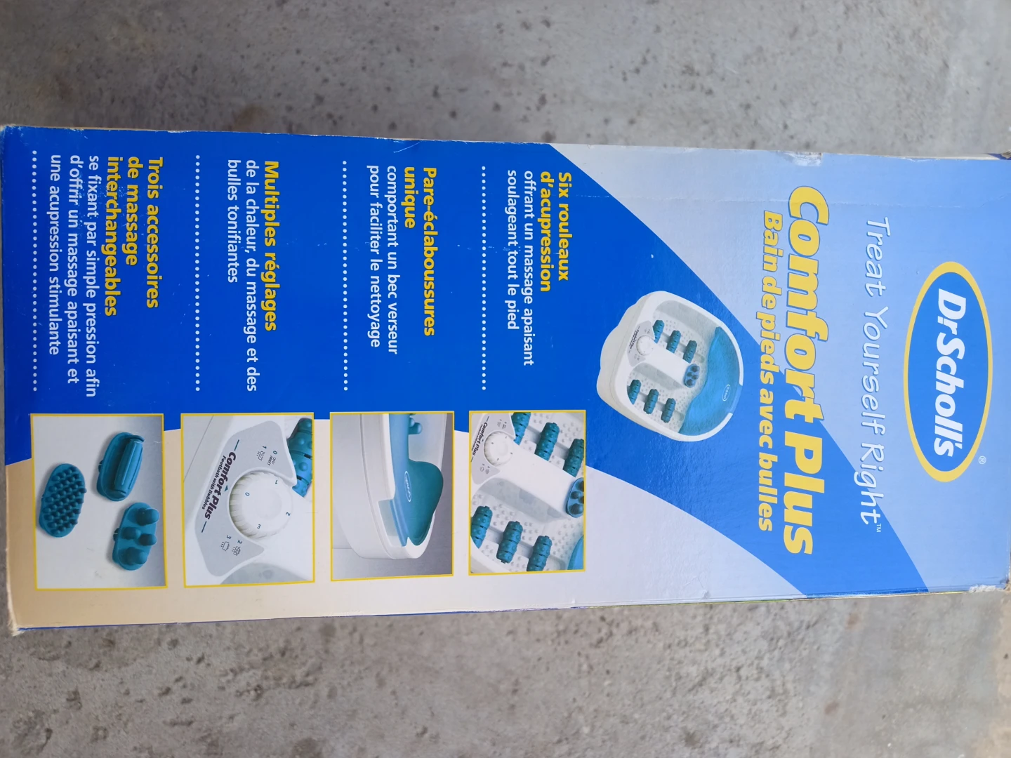 Brand New-Dr. Scholl's Comfort Plus Footbath with Bubbles - photo 2