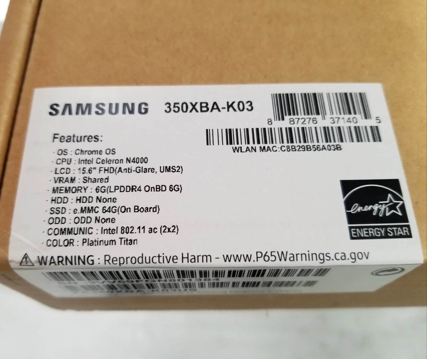 NEW Samsung Chromebook 4 15.6 inch 64GB Platinum Titan - photo 3