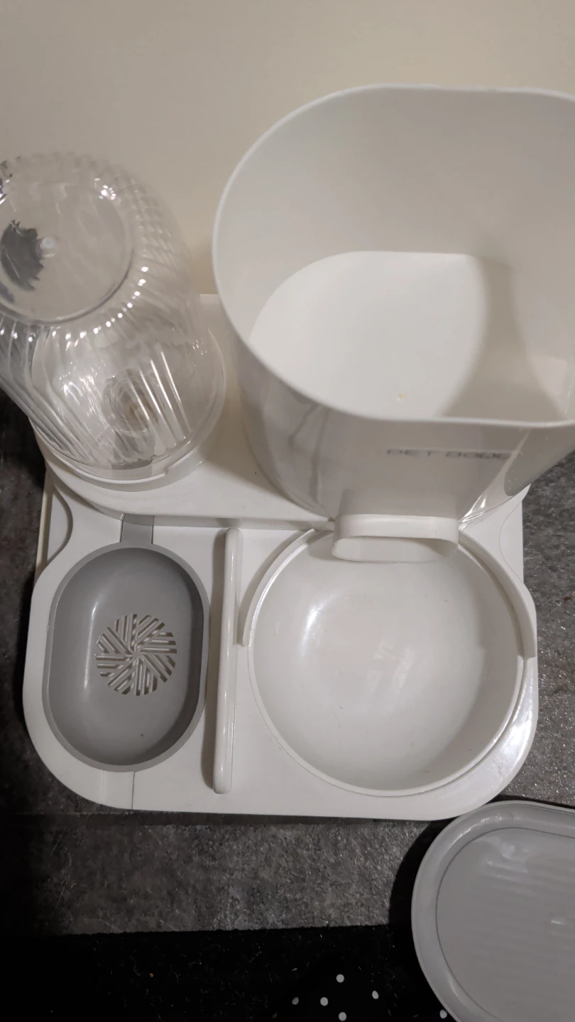 White Pet Feeder and Waterer - photo 2