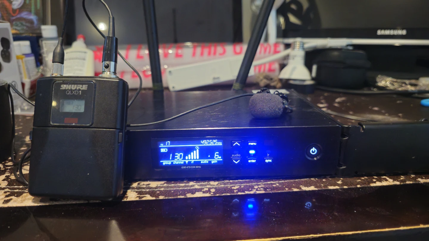 Shure QLXD4 Body pack Wireless System