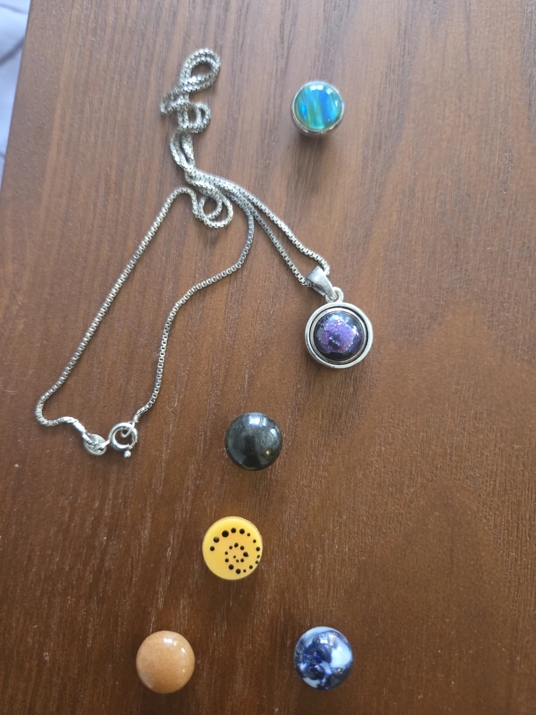 Sterling Silver Necklace with Pendant - photo 2
