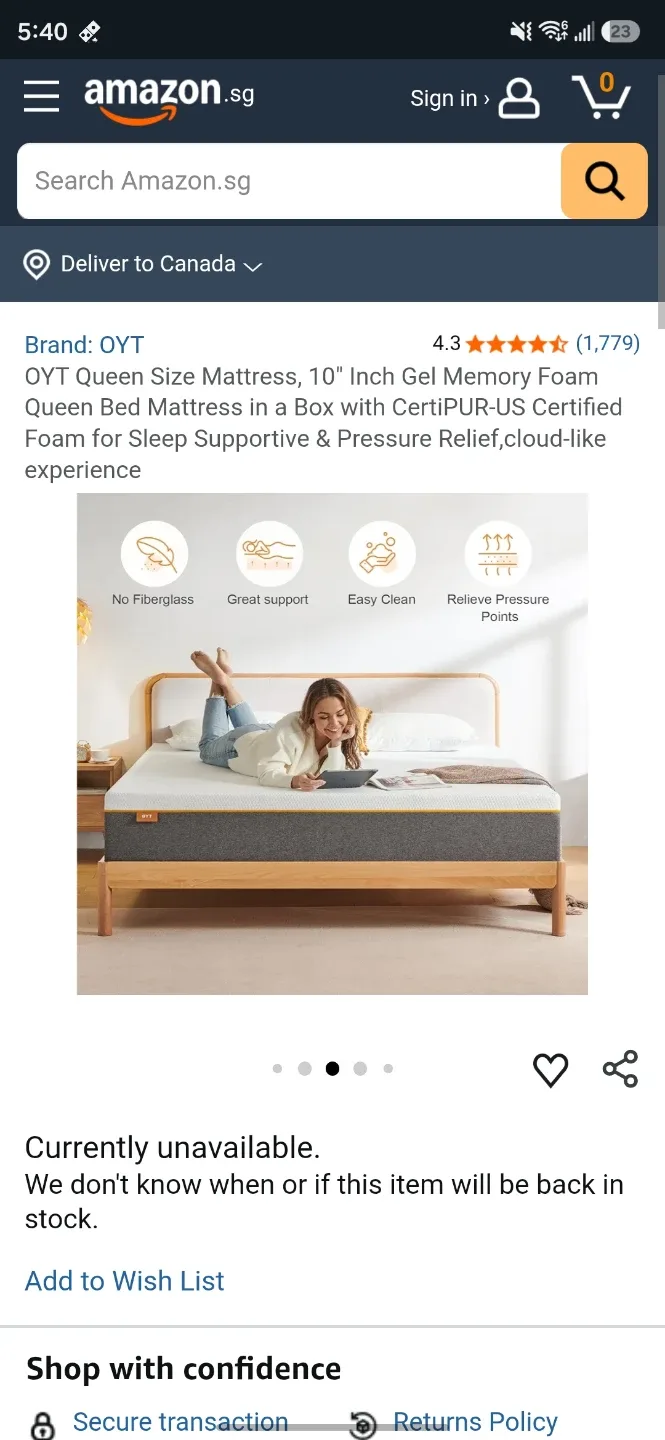 QUEEN MATTRESS