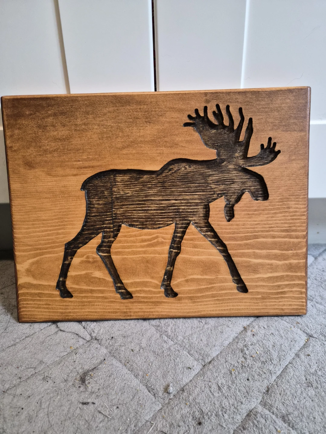 Rustic Wood Carving Art - hand carved and burned - photo 3