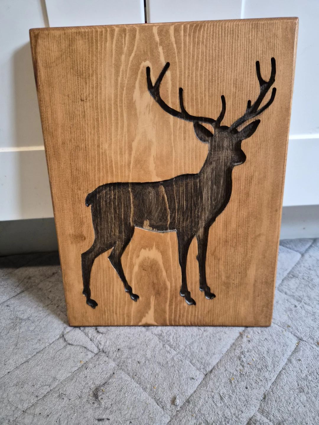Rustic Wood Carving Art - hand carved and burned - photo 4
