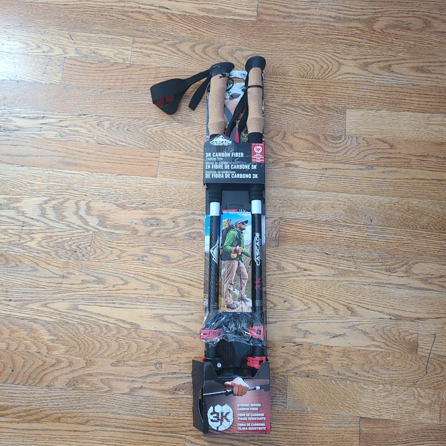 Cascade Mountain Tech 3K Carbon Fiber Trekking Poles - photo 2