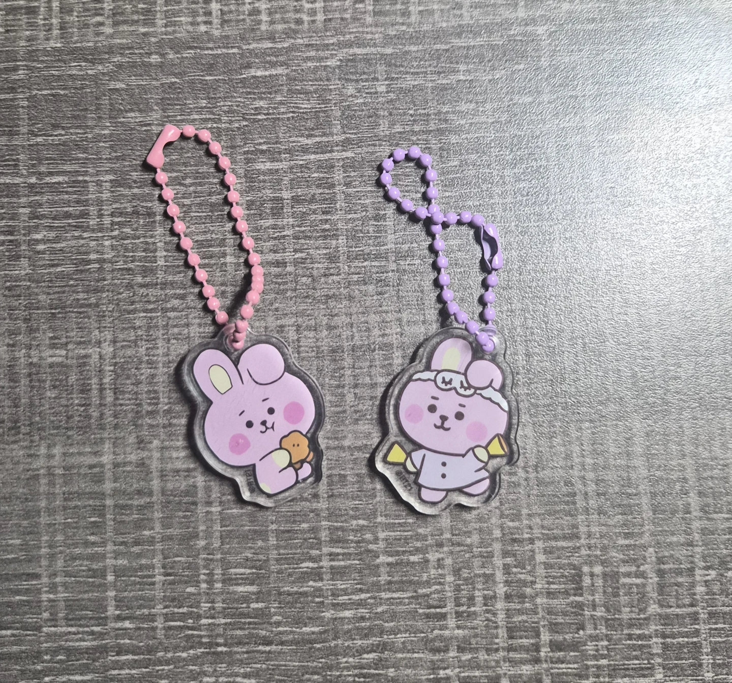 BT21 Cooky Keychains - Set of 2