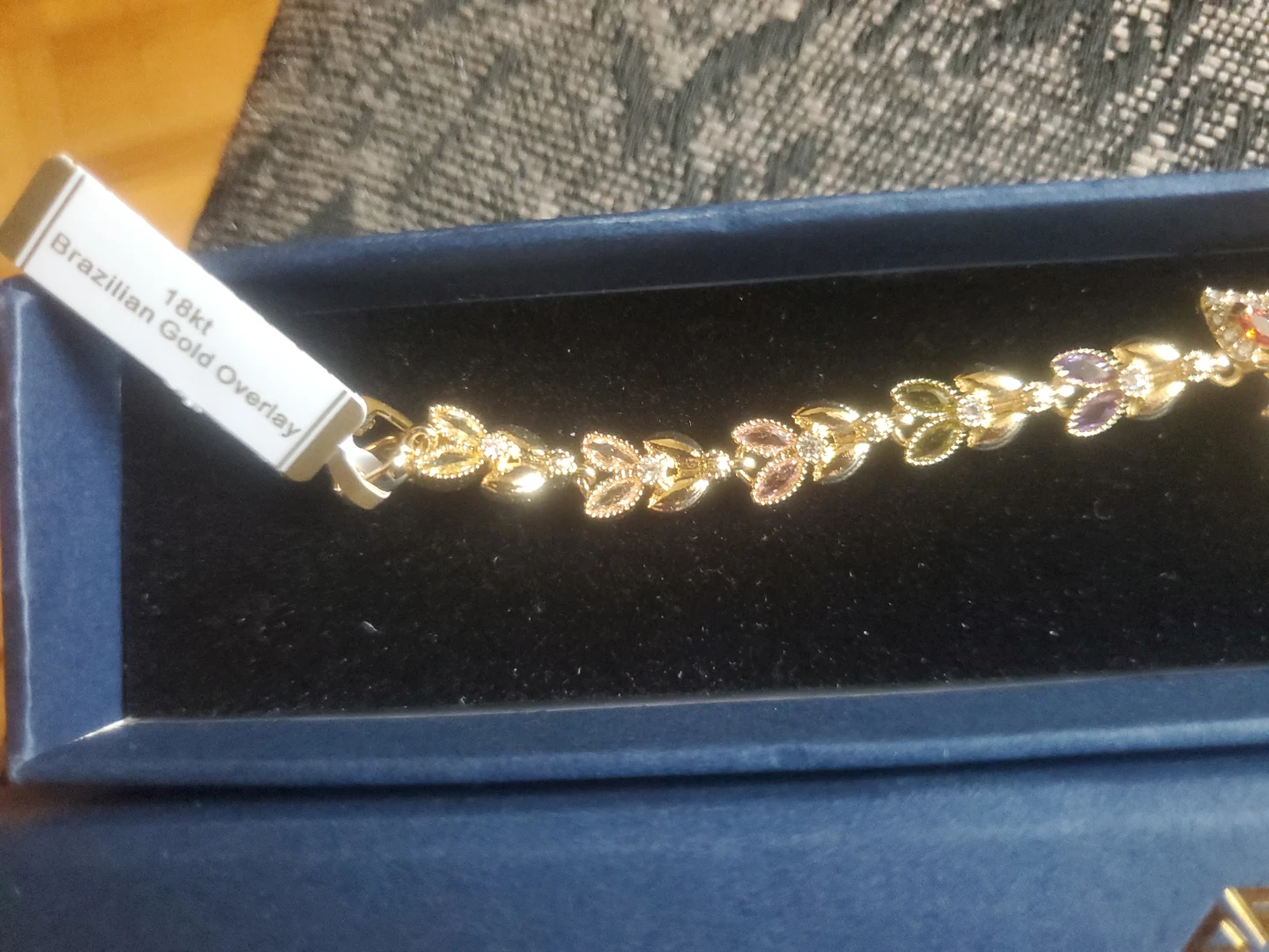 Lingna 18kt Brazilian Gold Overlay Bracelet - photo 2
