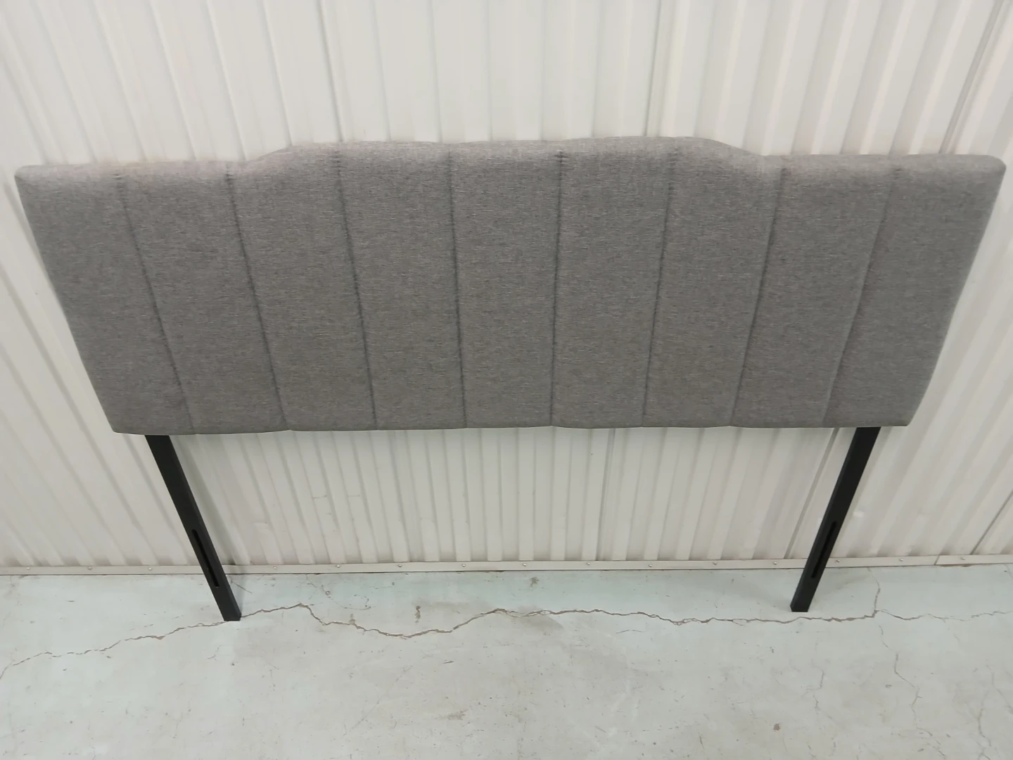 Gray Upholstered Headboard queen size - photo 4