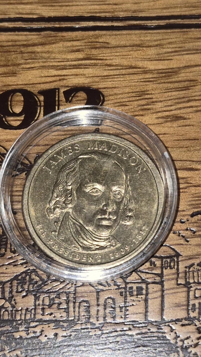 James Madison Presidential Dollar Coin
