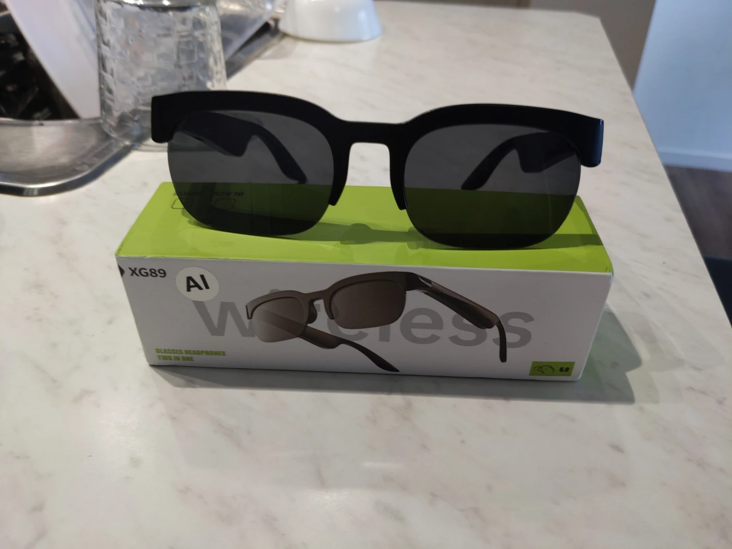 AI Wireless Glasses Headphones XG89
