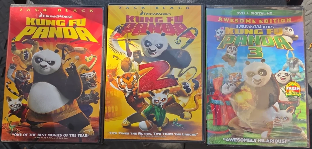 Kung Fu Panda 1, 2, & 3 DVD Collection - photo 2