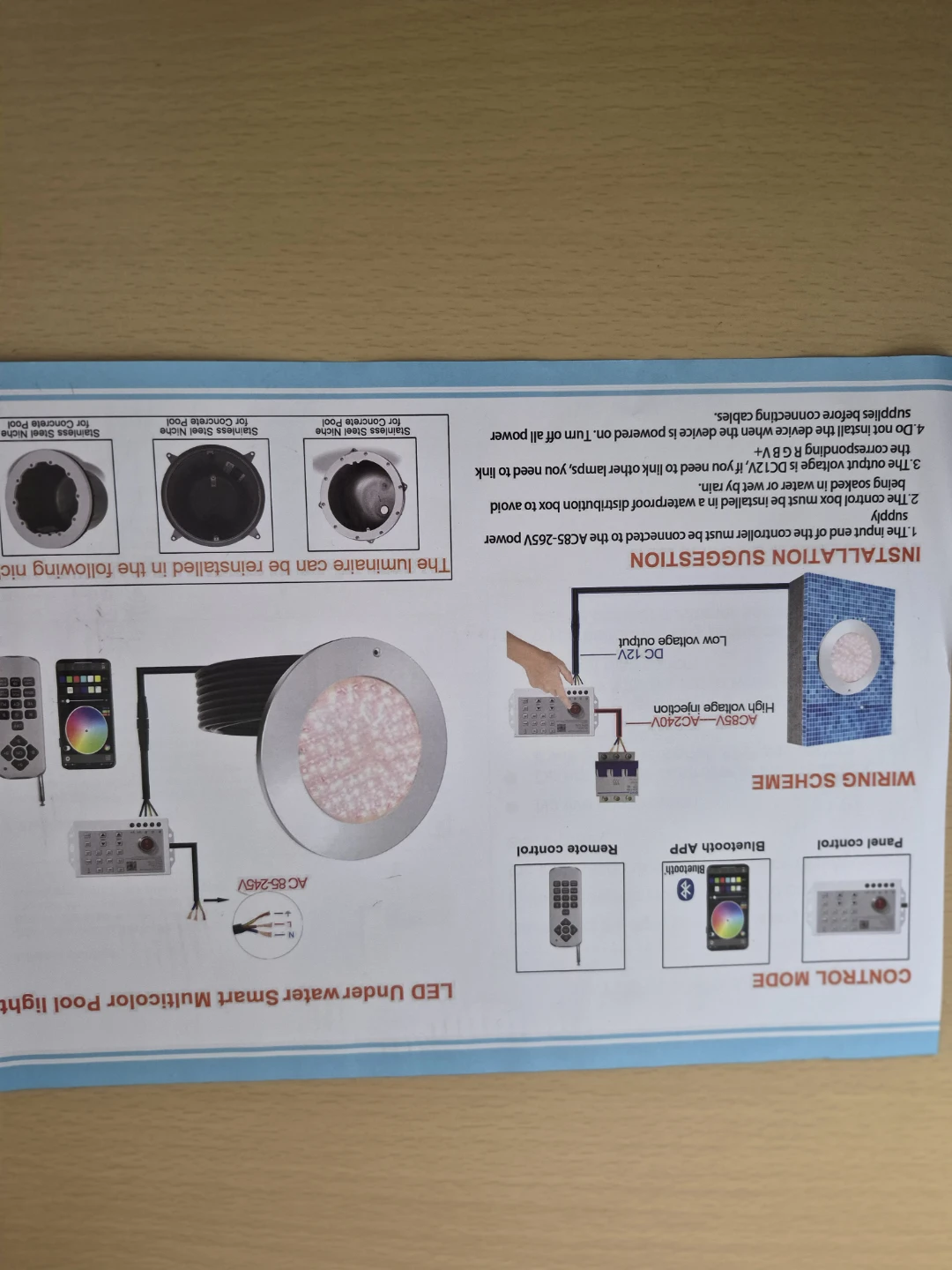 POCARE LED Swimming Pool Light - photo 5