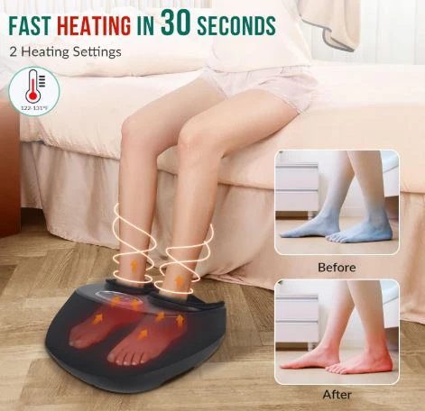 Snailax Foot Massager with Heat, Kneading, Compression & Shiatsu - photo 4