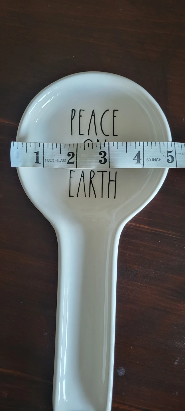 Rae Dunn "Peace on Earth" Spoon Rest - photo 4