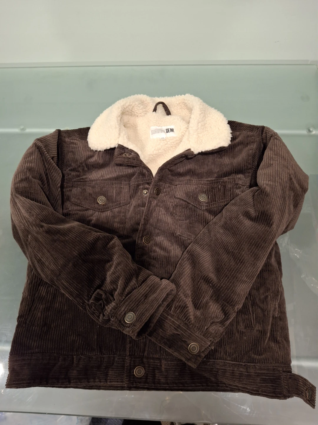 Survival Gear Corduroy Sherpa Lined Jacket - photo 4