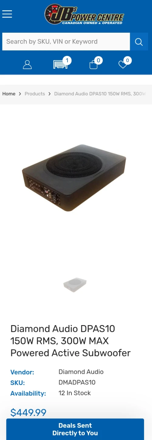 Low Profile Amplified Subwoofer - photo 4