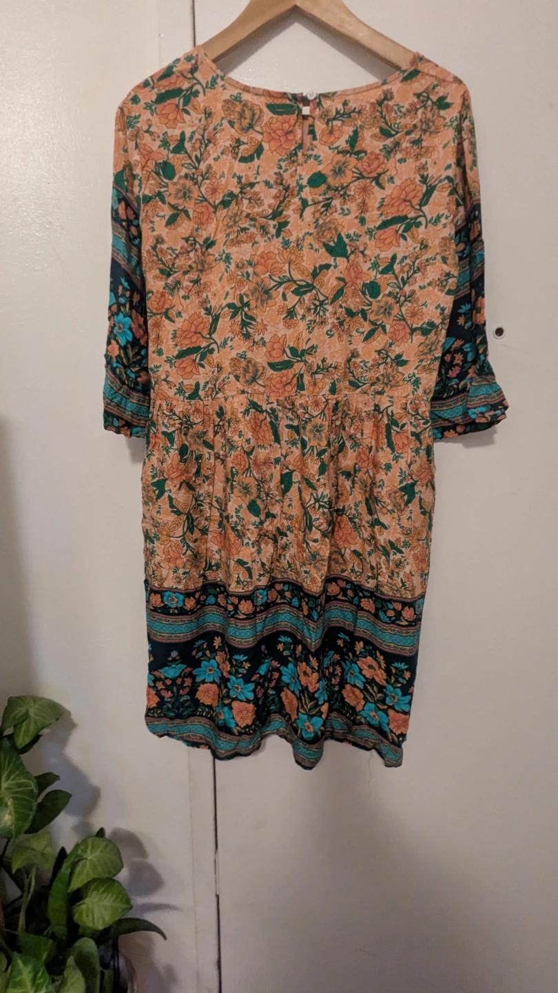 SMX Floral Print Mini Dress