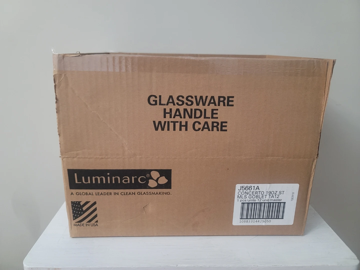 Luminarc Glassware Stemless Wine Glasses (Set of 12)