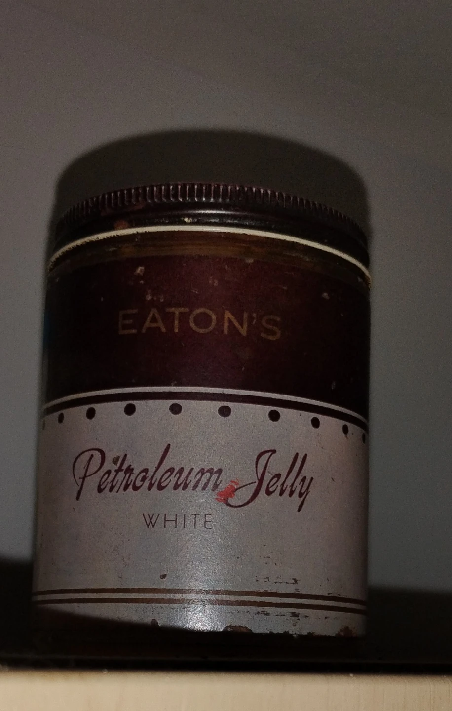 Vintage Eaton's Petroleum Jelly Tin