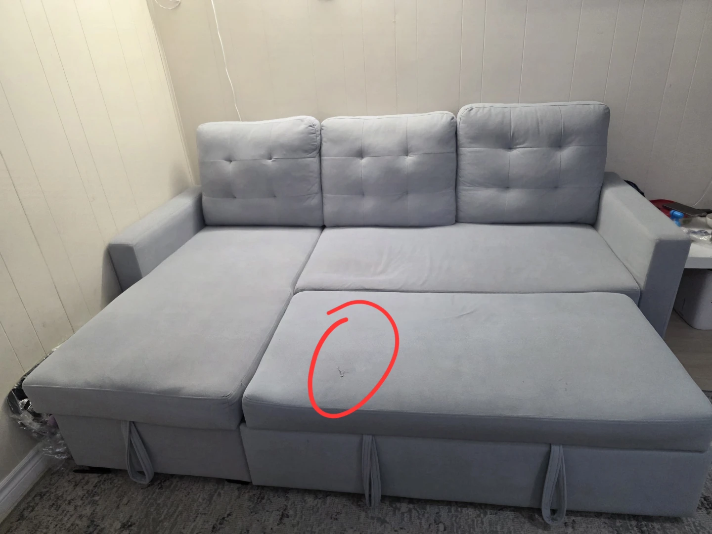 Grey Sectional Sofa Bed