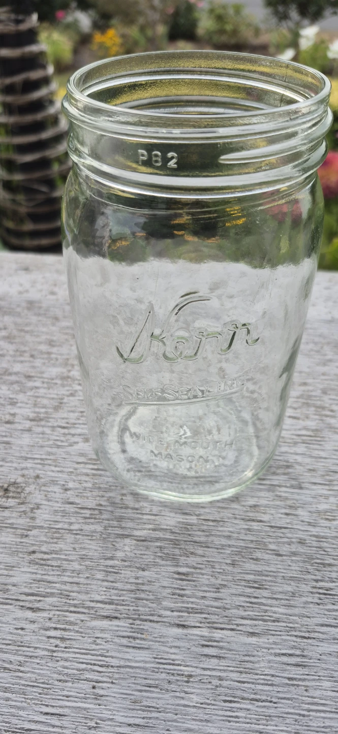 Kerr Wide Mouth Mason Jars Case of 12 - photo 2