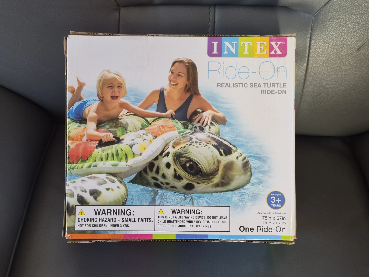 Intex Ride-On Realistic Sea Turtle Pool Float