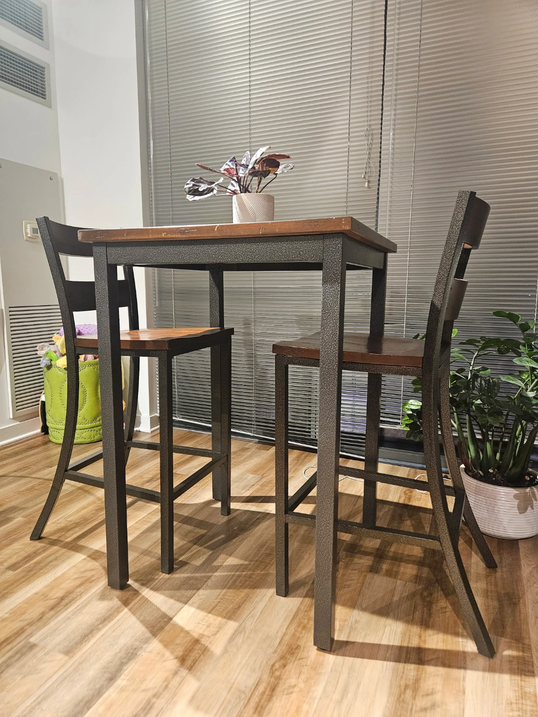 3-Piece Bar Table and Stool Set - photo 2