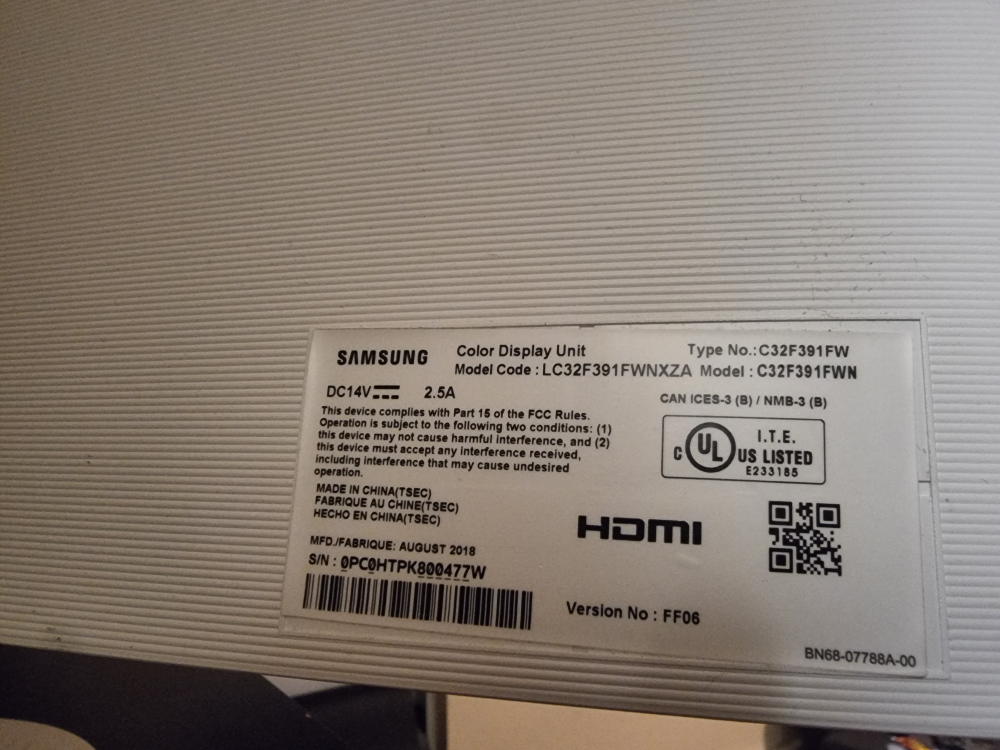 Samsung 32" Curved Monitor LC32F391FWN - photo 2
