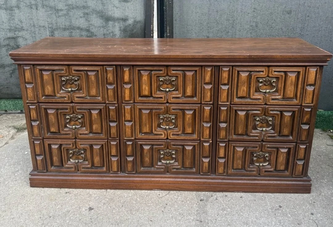 Vintage Wooden Dresser