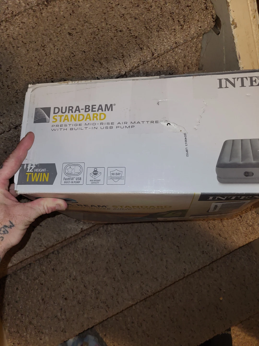 Intex Dura-Beam Standard Air Mattress Twin Size - photo 2