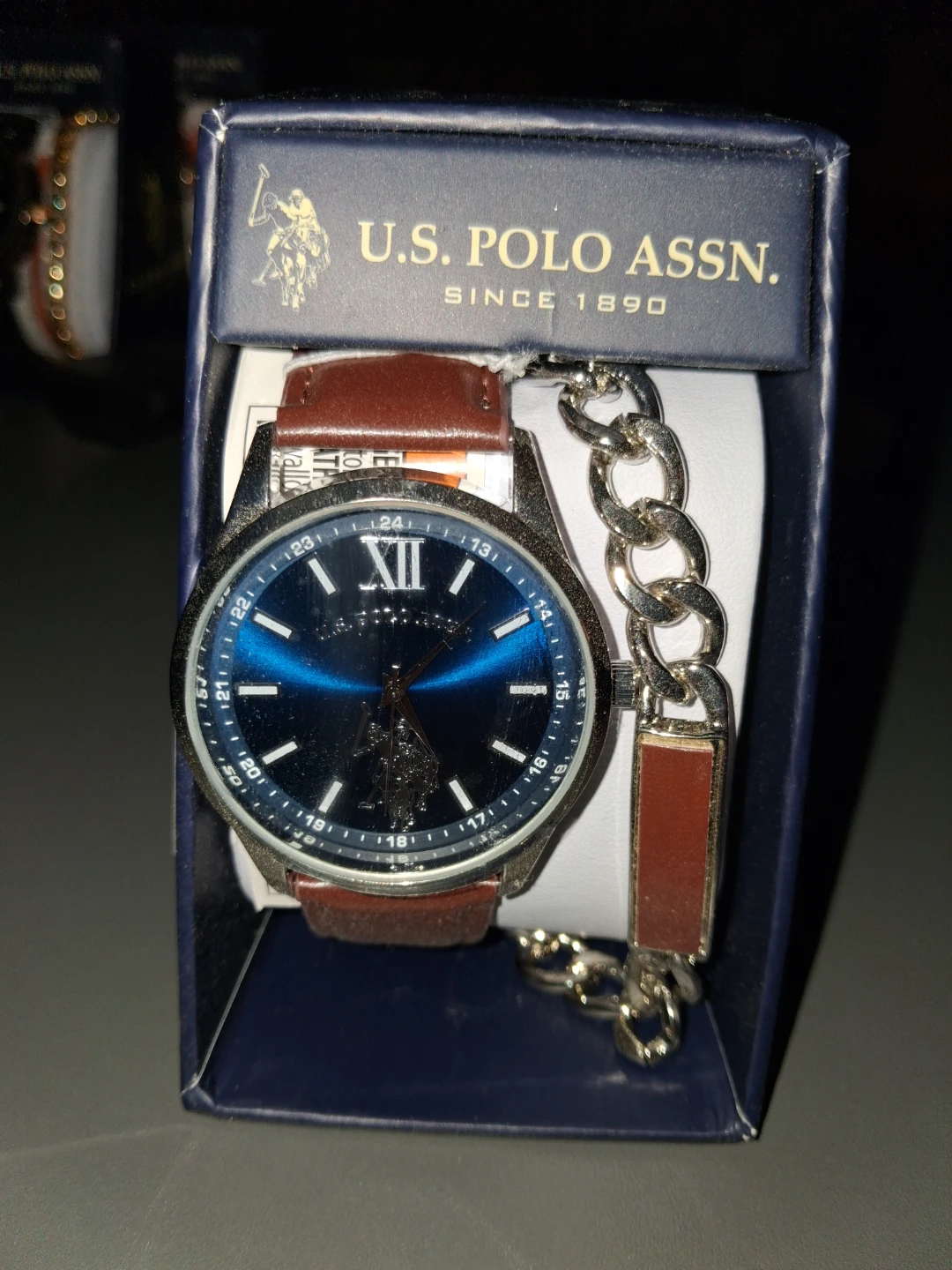 U.S. Polo Assn. Men's Watch with Bracelet Set