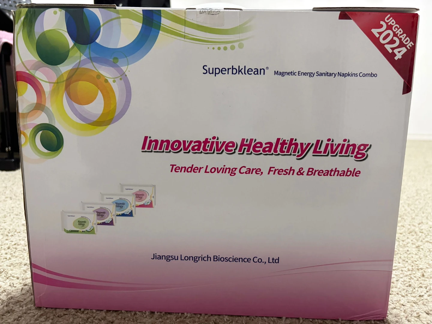 Superbklean Magnetic Sanitary Pads Combo Box 2024 Upgrade