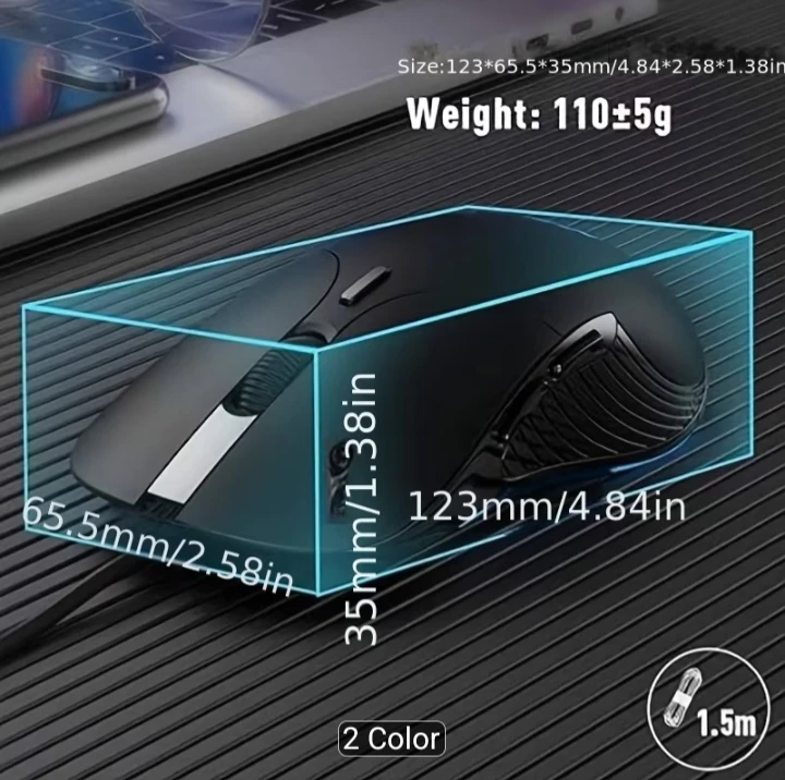 Inphic Wired Computer Mouse - photo 4