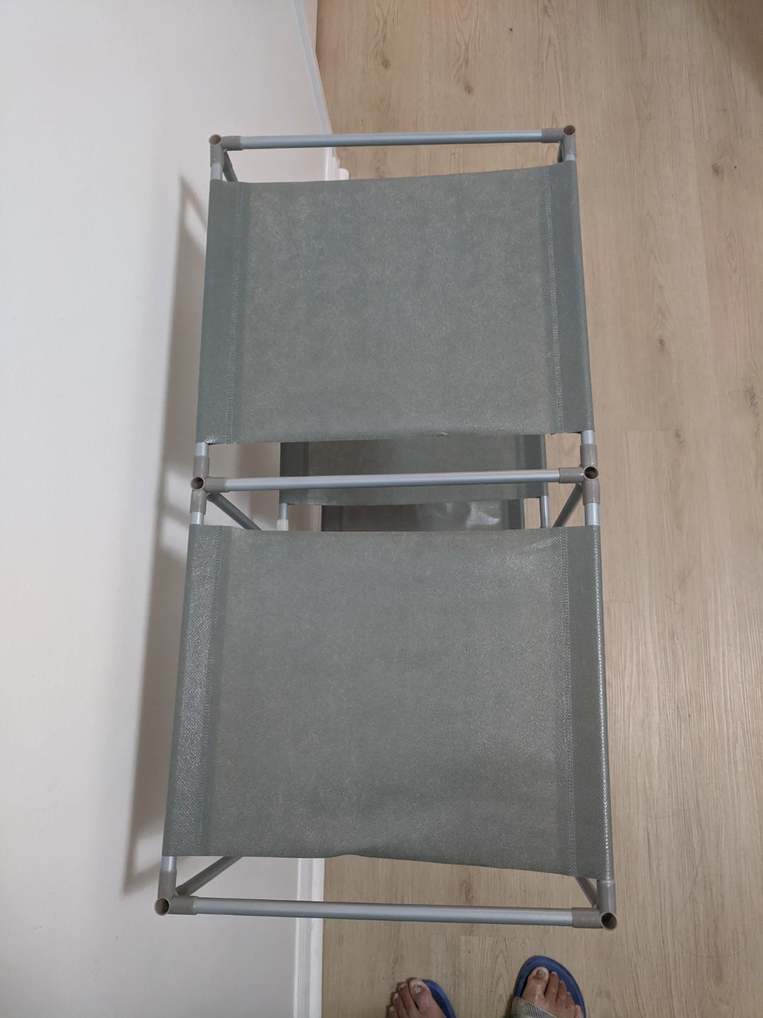 8 tier grey fabric  rack - photo 3