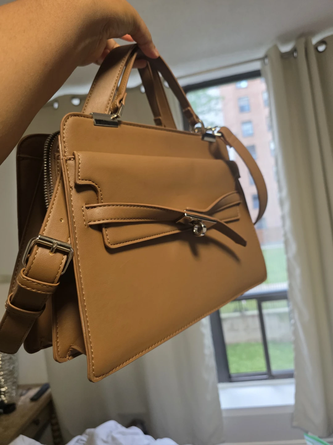 Steve Madden Brown Satchel Handbag
