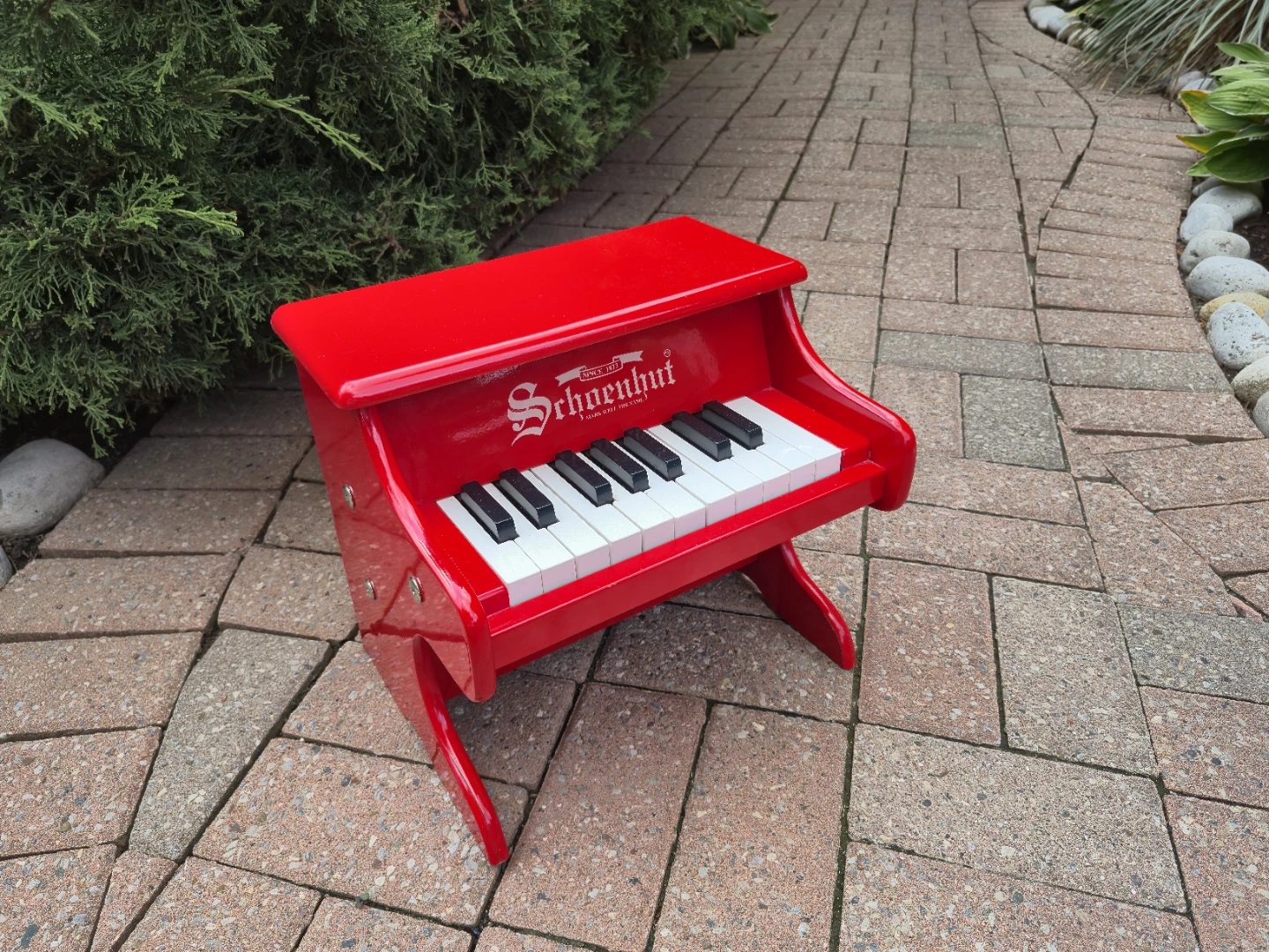 Schoenhut Red Toy Piano