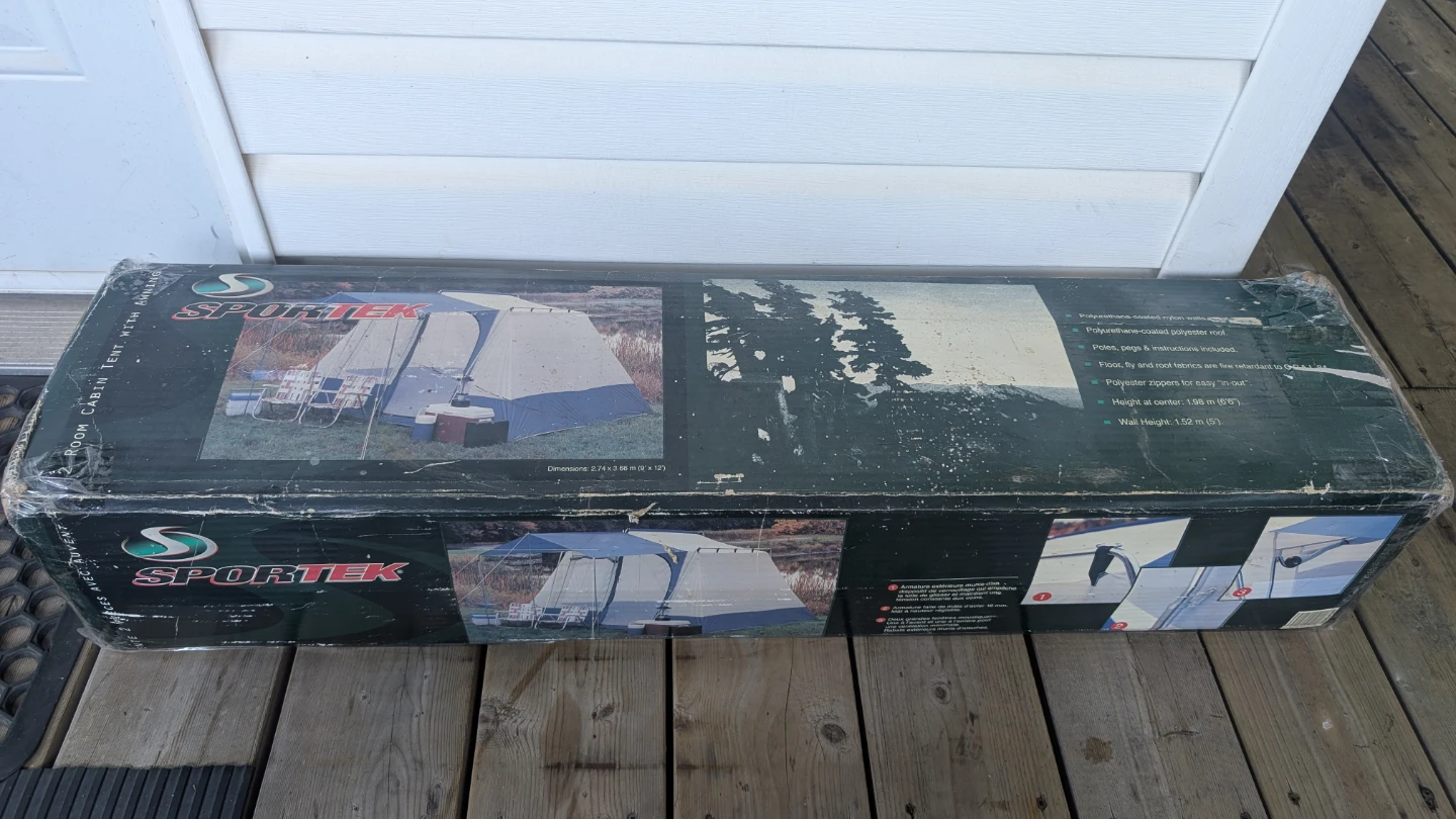 Sportek 2-Room Cabin Tent w/ Awning - photo 3