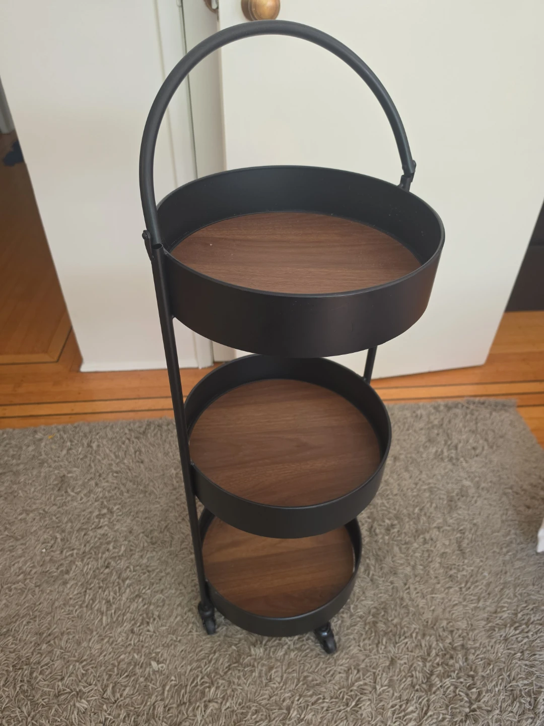 3-Tier Rolling Serving Cart