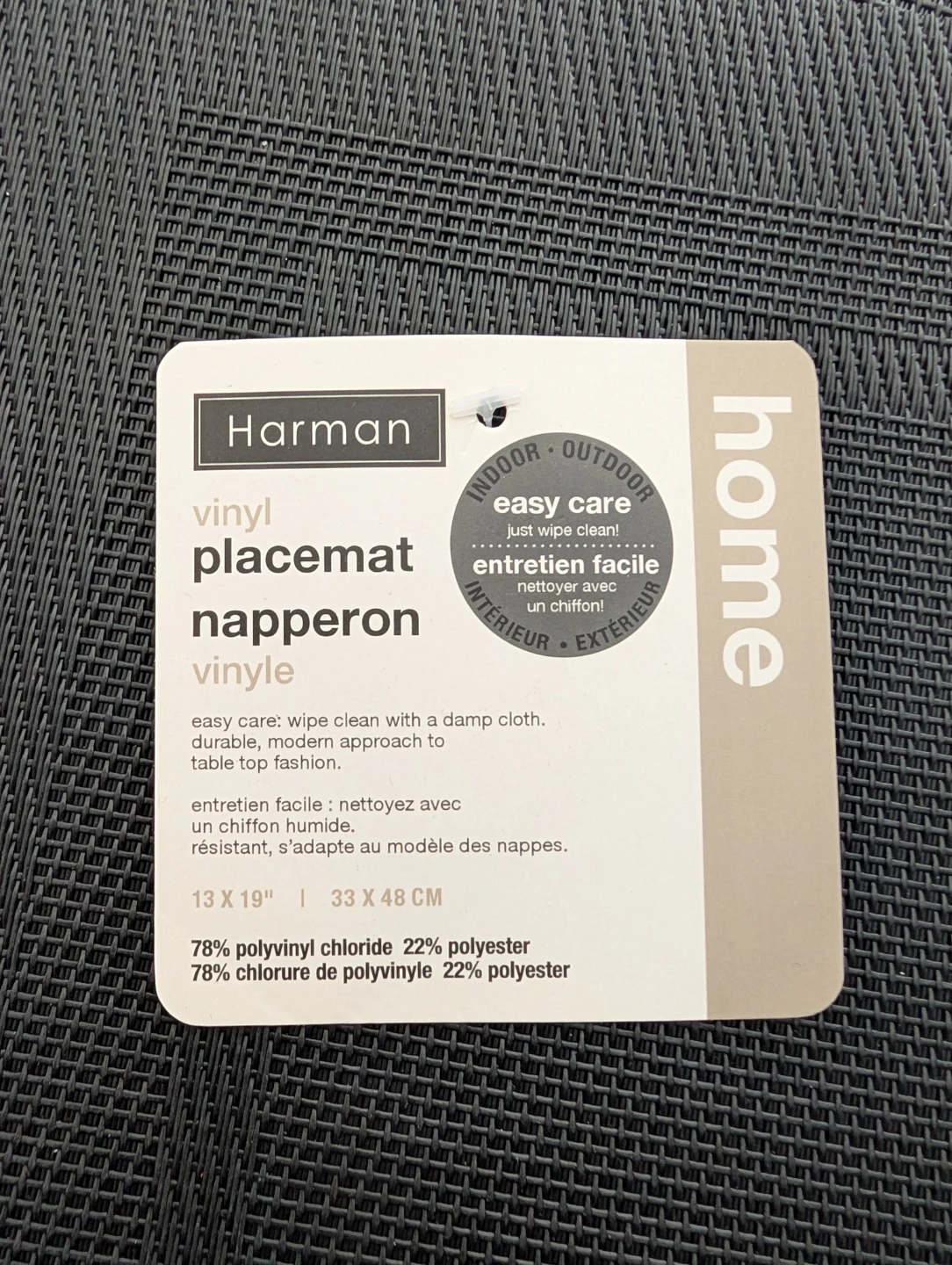 Black Vinyl Placemats - photo 2