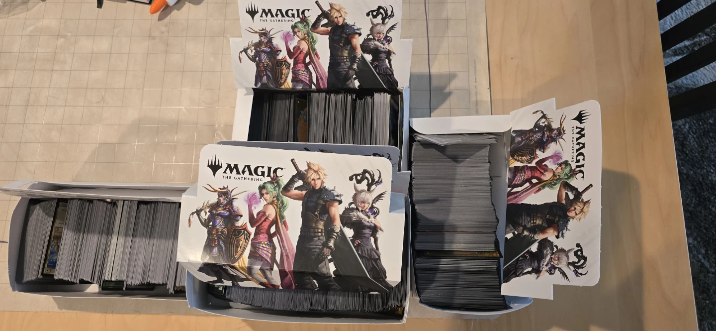 Magic The Gathering Final fantasy common/uncommon bulk lot