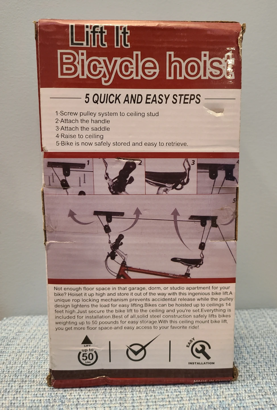 Lift It Bicycle Hoist - new - photo 3
