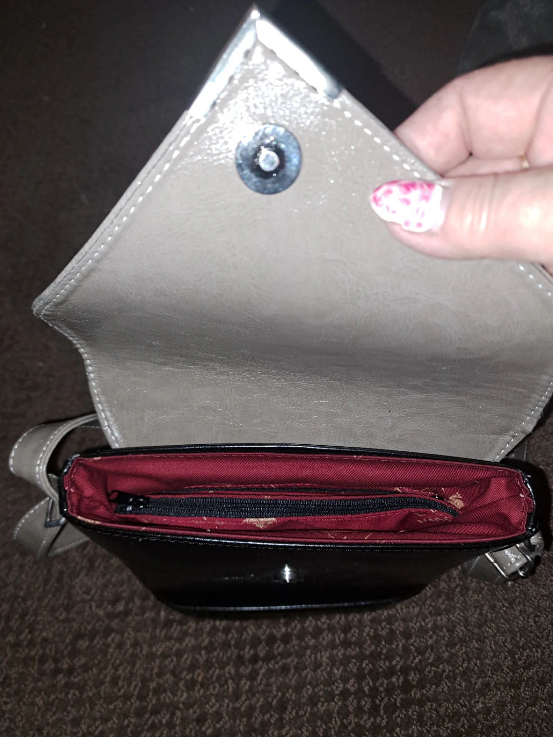 Two-Tone Shoulder Bag - photo 3