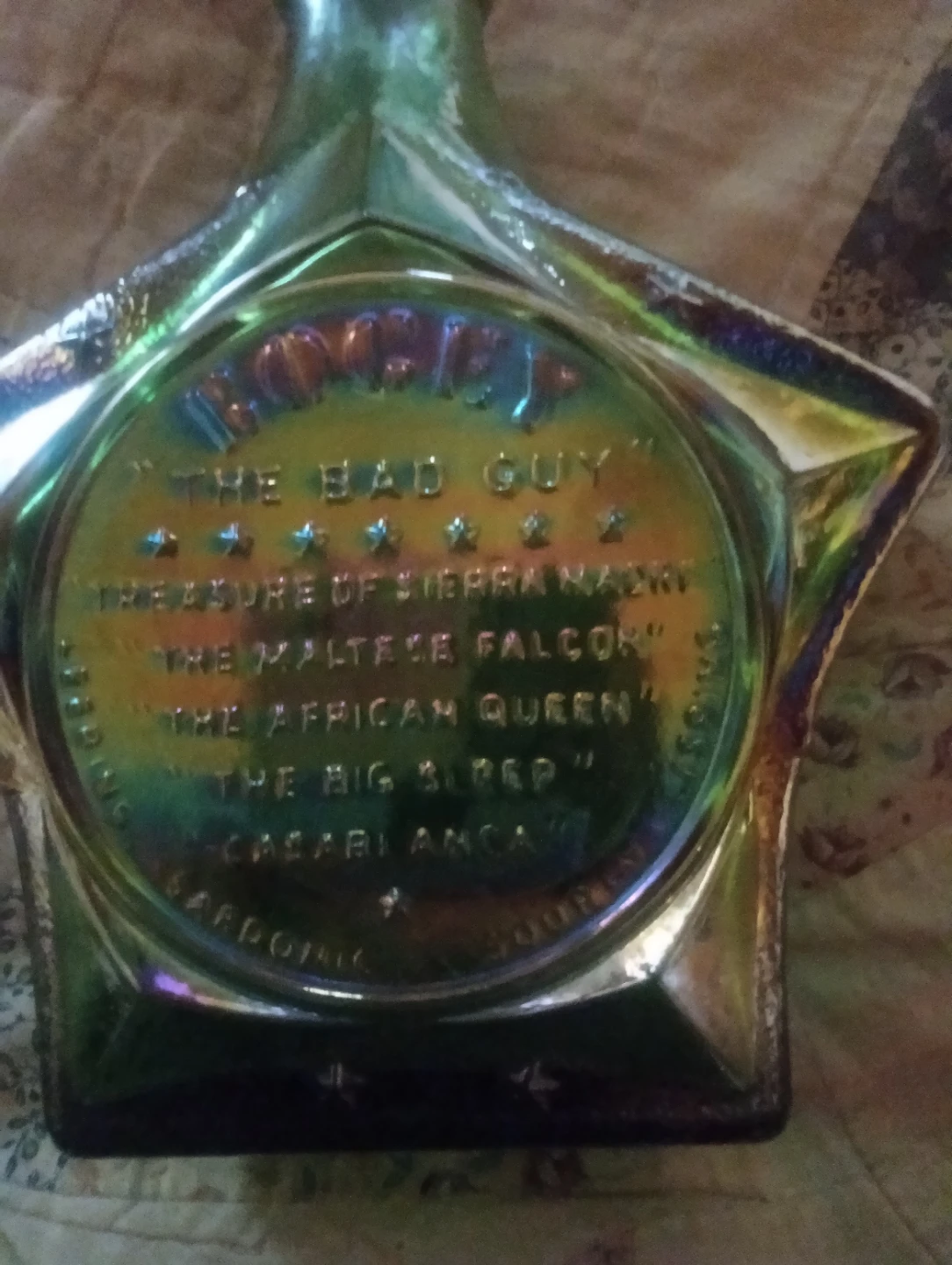 Humphrey Bogart Star Bottle - photo 4